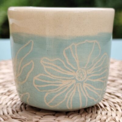 Tasse expresso – "Lumière végétale"
